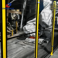 Vente directe usine : Grillage métallique galvanisé pour clôtures de protection de machines et ateliers robotisés, ligne de production incluse pour la modélisation 3D