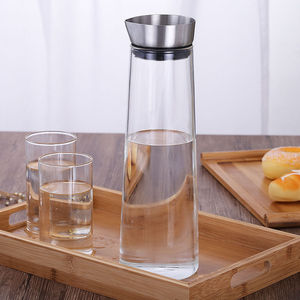Jarra de Agua Fría de Vidrio de Borosilicato de Alta Calidad, Gran Capacidad, Apta para Lavavajillas, para Uso Doméstico - Product Image 4