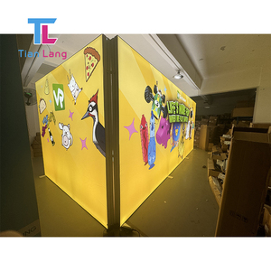 Caja de luz plegable Tianlang con póster de aluminio de doble cara retroiluminado, caja de luz de pantalla LED sin marco de tela independiente - Product Image 6