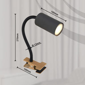 Applique da parete con interruttore, 1xgu10, 35w, 230v, finitura in legno nero, ideale per l'illuminazione in case e uffici. - Product Image 3