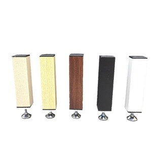 Cloison de plafond en tube carré en alliage d'aluminium à grain de bois avec finition au fluorocarbone pour cuisine et salle de bain, design moderne - Product Image 4