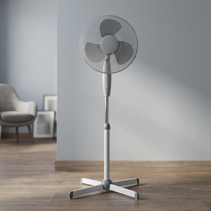 Ventilatore oscillante da pavimento 3 velocità 55W 40cm 230V Modello 9100023 (F-Bright 2433402-S) - Product Image 3