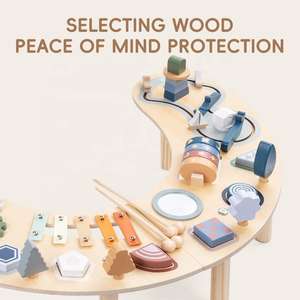 Mesa de Juego Sensorial de Madera Montessori Personalizada Qiaike, Centro de Actividades para Bebés, Juguetes de Aprendizaje para Niñas y Niños de 1+ Año, Regalos - Product Image 3