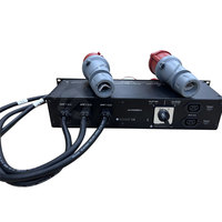Caja Distribuidora de Energía Trifásica de Alta Potencia, Tomas de Corriente Neutrik PowerCon, 100-240V CA 50/60Hz, Protección Contra Sobrecorriente/Sobretensión