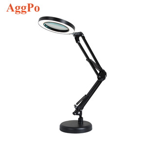 <span class=keywords><strong>Lampe</strong></span> <span class=keywords><strong>de</strong></span> bureau LED, 3 couleurs <span class=keywords><strong>de</strong></span> lumière modifiables, <span class=keywords><strong>lampe</strong></span> <span class=keywords><strong>de</strong></span> lecture <span class=keywords><strong>avec</strong></span> <span class=keywords><strong>loupe</strong></span> 8x et support <span class=keywords><strong>de</strong></span> base - Product Image 1