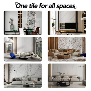 Piastrelle di Lusso in Ceramica Lucida Antiscivolo Serie Source-factory 1200x3000x9mm per Interni, Pannello per Sfondo TV, Rivestimento Murale per Soggiorno - Product Image 4