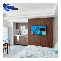 Hotsale Intérieur Intérieur Wpc Décoration Couleur Dorée Bois Plastique Composite Ps Panneau Mural