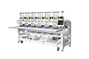 Machine à broder informatisée à 6 têtes de haute qualité 1206 pour broderie plate sur tissu et casquettes - Product Image 1