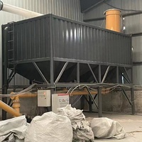 Nuovo Tipo di Silo Orizzontale Mobile per lo Stoccaggio di Cemento in Polvere, e Serbatoio per Cemento Orizzontale per il Trasporto in Container da 40 Piedi