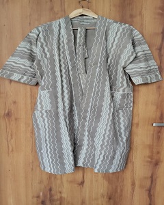 Robe Kimono en Coton Très Demandée, Imprimé Floral Fait Main, Respirante, Manches Longues, Vêtement de Nuit et Cache-Maillot de Plage de Luxe – Vente en Gros - Product Image 2