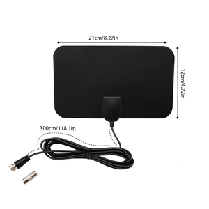 Antena De TV Interior Antena HDTV Digital Antenas De TV 4K HD VHF/UHF DVB T/T2 ATSC De 9,49 € | DHgate