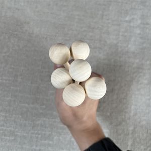 Mazze di legno piccole bacchette musicali bacchette di legno bacchette a percussione mazze per tamburo a mano Glockenspiel xilofono xiloblocchi campane - Product Image 5