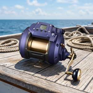 Moulinet électrique Seapower 1200 de haute qualité, léger, pour la pêche en haute mer, en eau salée, pour gros gibier, origine américaine, garantie de 3 ans - Product Image 2