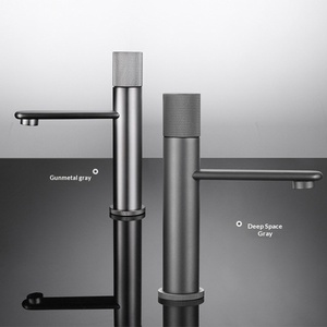 WC monobloc tout en cuivre, <span class=keywords><strong>lavabo</strong></span> gris pour salle de bain, robinet argenté miroir - Product Image 4
