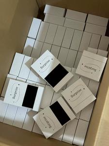 Hộp quà tặng trang sức kết cấu sang trọng với miếng bọt biển, đa kích thước và màu sắc cho bao bì thương hiệu - Product Image 5