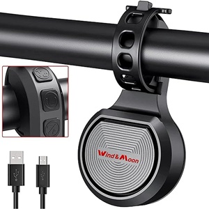 多音调 130dB 电动自行车喇叭 可充电防盗警报器 IP66 防水骑行用可调音量电动自行车铃 - Product Image 5