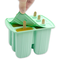 Moules à crème glacée pour enfants, lavables au lave-vaisselle sans BPA, réutilisables, sûr, en Silicone, fait maison, avec couvercle et bâtons en bois