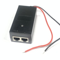 Injecteur PoE passif 12W 48V vers 24V, alimentation de type bureau, CE FC RJ45, adaptateur PoE pour point d'accès Ethernet PoE Gigabit 1000 Mbps