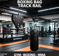 Système de rail mobile pour sac de frappe, chariot coulissant pour sac de boxe, équipement de gym portable et peu encombrant