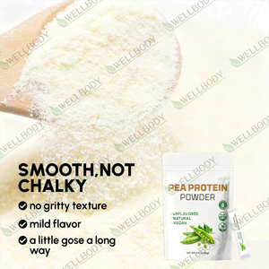WELLBODY Compléments Alimentaires Purs <span class=keywords><strong>Protéine</strong></span> de Pois en Vrac Extrait de <span class=keywords><strong>Protéine</strong></span> de Pois Naturelle Poudre de Peptide de <span class=keywords><strong>Protéine</strong></span> de Pois - Product Image 2