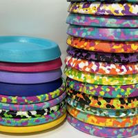 Disque volant pour chien en mousse EVA naturelle, écologique et durable, jouet interactif à mâcher, style classique tendance, entraînement en extérieur, couleur personnalisée