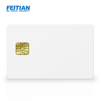 Carte à puce CR80 JCOP Java, interface double contact et sans contact, prise en charge RSA2048 SHA512 ECC J3H145, carte intelligente Java