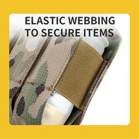 SIVI Tactique M203 Grenade Quintuple Pochettes Magazine Pouch Holder Drop Vest Pouch Accessoires De Chasse