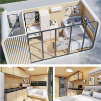 Capsule spatiale personnalisable multi-tailles, adaptée aux sites touristiques, aux campings ou à une utilisation comme magasin