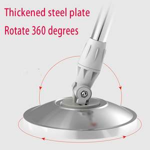 Ensemble de baril de vadrouille en acier noir en gros d'usine avec poignée pivotante God Mop Baril de vadrouille rotatif à double pression manuelle - Product Image 5