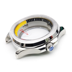 Cassa per Orologio in Acciaio Inossidabile da 42mm con Vetro Zaffiro, Accessori e Ricambi per Modifica Compatibile con Movimento NH35 NH36 - Product Image 3