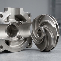 Services de fonderie sur mesure : Pièces moulées en acier inoxydable et en acier au carbone de qualité supérieure, fabriquées par procédé de moulage à la cire perdue, pour turbine de pompe