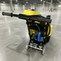 Ponceuse électrique multi-disques à moteur puissant pour la restauration de sols en terrazzo et le travail de rénovation de béton en intérieur moderne
