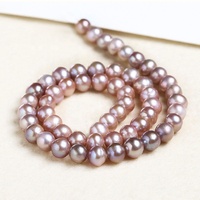 Perles pour patates douces, naturelles, blanches/roses/violettes, ovales, pour fabrication de bijoux élégants, vente en gros, livraison gratuite