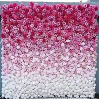 Kain Dekorasi Pernikahan 8ft X 8ft Grosir Mawar Sutra & Hydrangea Buatan  Dekorasi Acara Dinding Bunga Latar Belakang