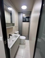 China Vorgefertigtes Tragbares 2-Zimmer Ausklappbares Flachdach 20-Fuß Faltbares Erweiterbares Containerhaus Minimalistisch Outdoor Modern Schnell
