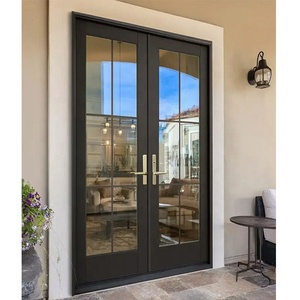 <span class=keywords><strong>ประตู</strong></span>บานเฟี้ยมคู่แบบฝรั่งเศสสำเร็จรูปสำหรับที่อยู่อาศัย  โครง<span class=keywords><strong>เหล็ก</strong></span>เคลือบสีดำ  กระจก Low-E  พร้อมฉนวนกันความร้อน  สไตล์ยุโรป - Product Image 3