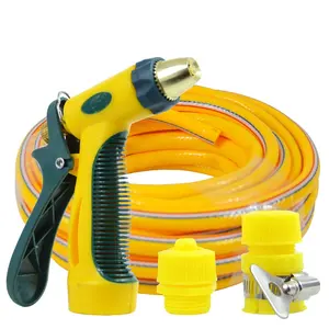 Huishoudelijke Auto Wassen Auto Waterpistool Hoge Druk Pistool Thuis Waterleiding Tuinieren Schoonmaken Tool Set 5 - 50 Meter