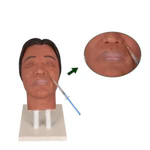 Modelo de Enseñanza Médica para Prácticas de Inyección Estética - Rostro Femenino Africano/Asiático - Product Image 4