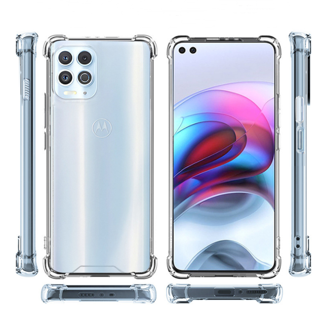 1.5mm Thicken Mobile Phone Accessories Cases for Motorola G10 G20 G30 Edge 20 Lite G9 Plus Hard Slim Four Corner Shockproof Case