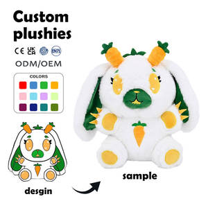 Commissione personalizzata Anime alieno imbottito creare la propria figura di peluche di peluche cane farcito personalizzato e accessori carini - Product Image 1