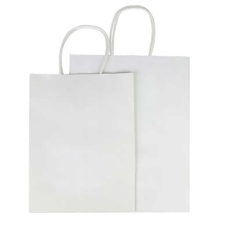 Creatrust Bread Window Gift Handle Kraft Bulk Sachet Tea Packaging Custom Logo American Raft Paper Bag Paper Bag