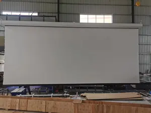 Large Projector Screen 300 " Motorized Projector Screen Large Size Electric Projection Screen China Manufacture