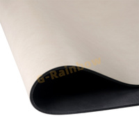 Tapis de jeu de Mahjong américain en cuir végétalien OEM, luxe, avec support antidérapant en caoutchouc, 33 pouces