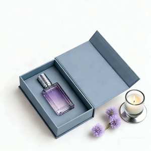 Wholesale Custom Logo Luxury <b>Magnetic</b> Closure Flip Top Perfume <b>Box</b> Rigid Cardboard <b>Gift</b> Packaging <b>Box</b> For Fragrance Bottle - Product Image 3