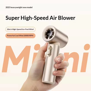 High Speed Portable <b>Fan</b> Aluminum Alloy <b>USB</b> Rechargeable <b>Mini</b> Personal Pocket <b>Fan</b> for Outdoor Travel Office Gift - Product Image 4