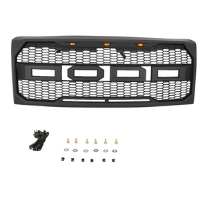 Calandre avant noire en matériau de haute qualité, 1 pièce, <span class=keywords><strong>Grille</strong></span> avant adapté à la Ford F150 2009 — 2014 - Product Image 1