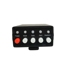 Detector de metales subterráneo remoto, escáner de gemas de oro y plata, ajuste de profundidad para adultos, plástico negro y rojo - Product Image 2