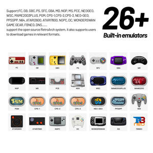 Smart Pro <strong>Handheld</strong> Portable <strong>Retro</strong> Video <strong>Game</strong> <strong>Console</strong> | 4.96 Inch IPS Screen <strong>Handheld</strong> Gaming Players 26+ Simulator - Product Image 5