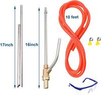 NBT Kit de sablage pour nettoyeur haute pression portable Lance de sablage humide Kit de sablage humide pour nettoyeur haute pression
