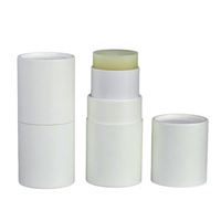 50g biodégradable Kraft carton Twist-up bâton déodorant conteneur pour crème pour le visage parfum perruque papier cosmétique disparaissant